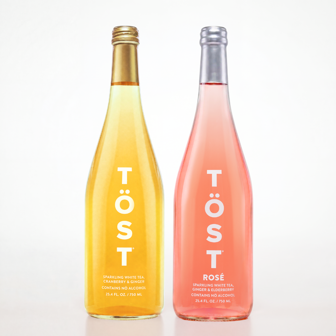 Töst and Rose 750ml bottle on a white background
