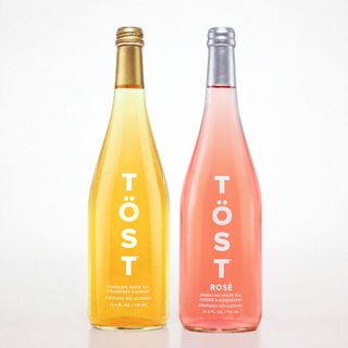 Töst and Rose 750ml bottle on a white background
