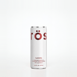 Töst Sangria can on a white background