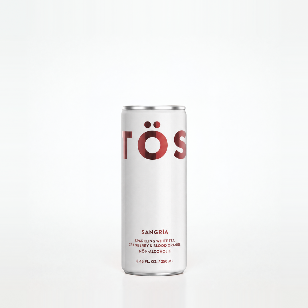 Töst Sangria can on a white background
